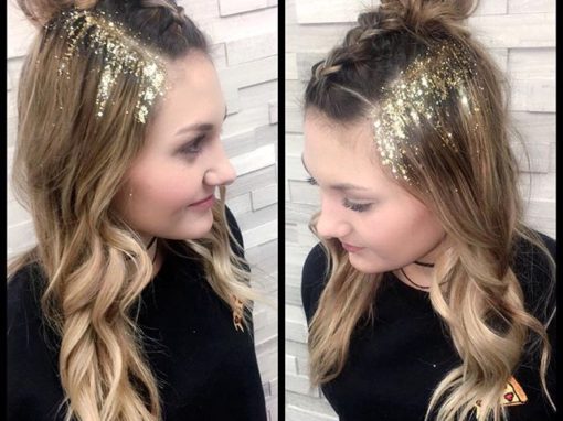 Glitter Glam Hair